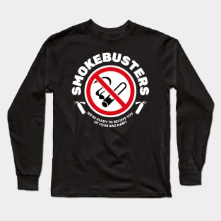 Smokebusters No Smoking Logo Long Sleeve T-Shirt